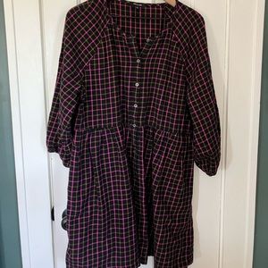 Madewell flannel dress